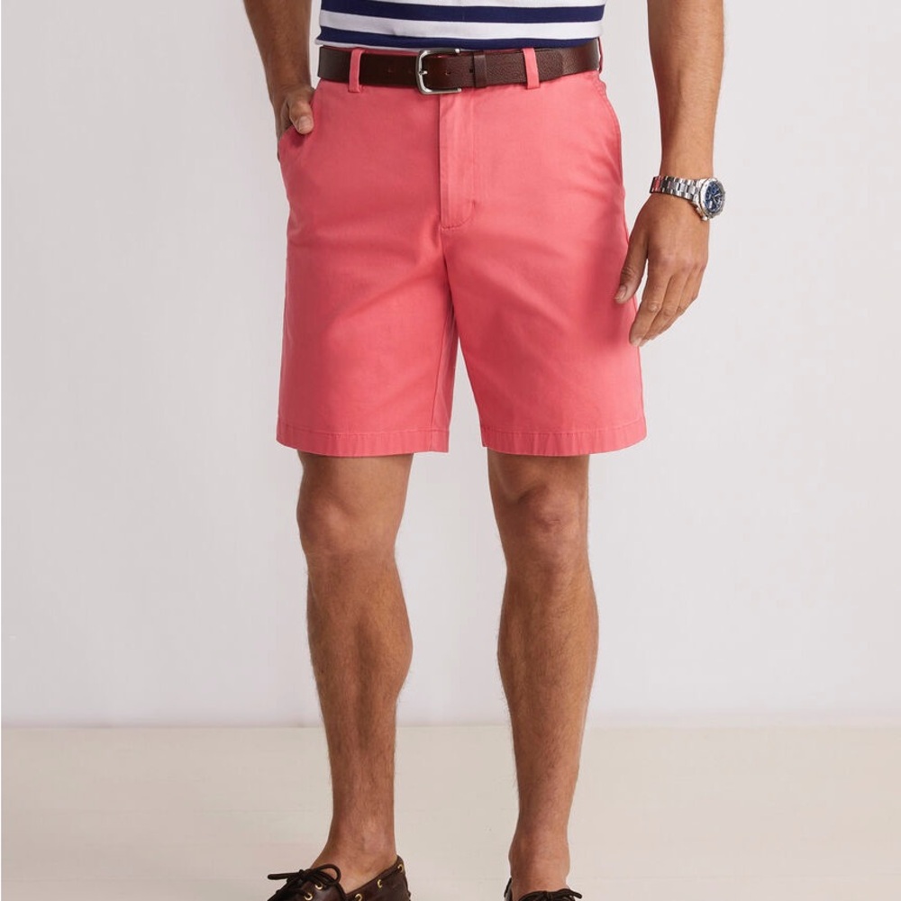 Vineyard Vines Men's Breaker Stretch Shorts Jetty Red Cotton Spandex